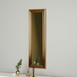 Hanah Home Espejo de Vestidor Dorado con Marco de MDF Laminado